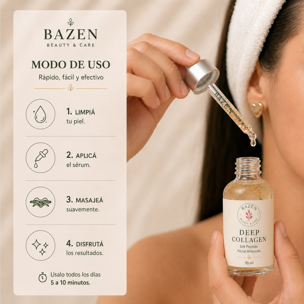Sérum Facial Deep Collagen con Péptidos
