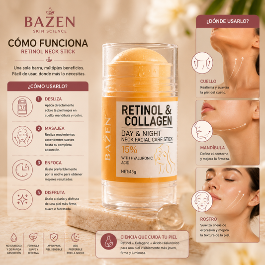 Retinol Neck Stick – BAZEN™