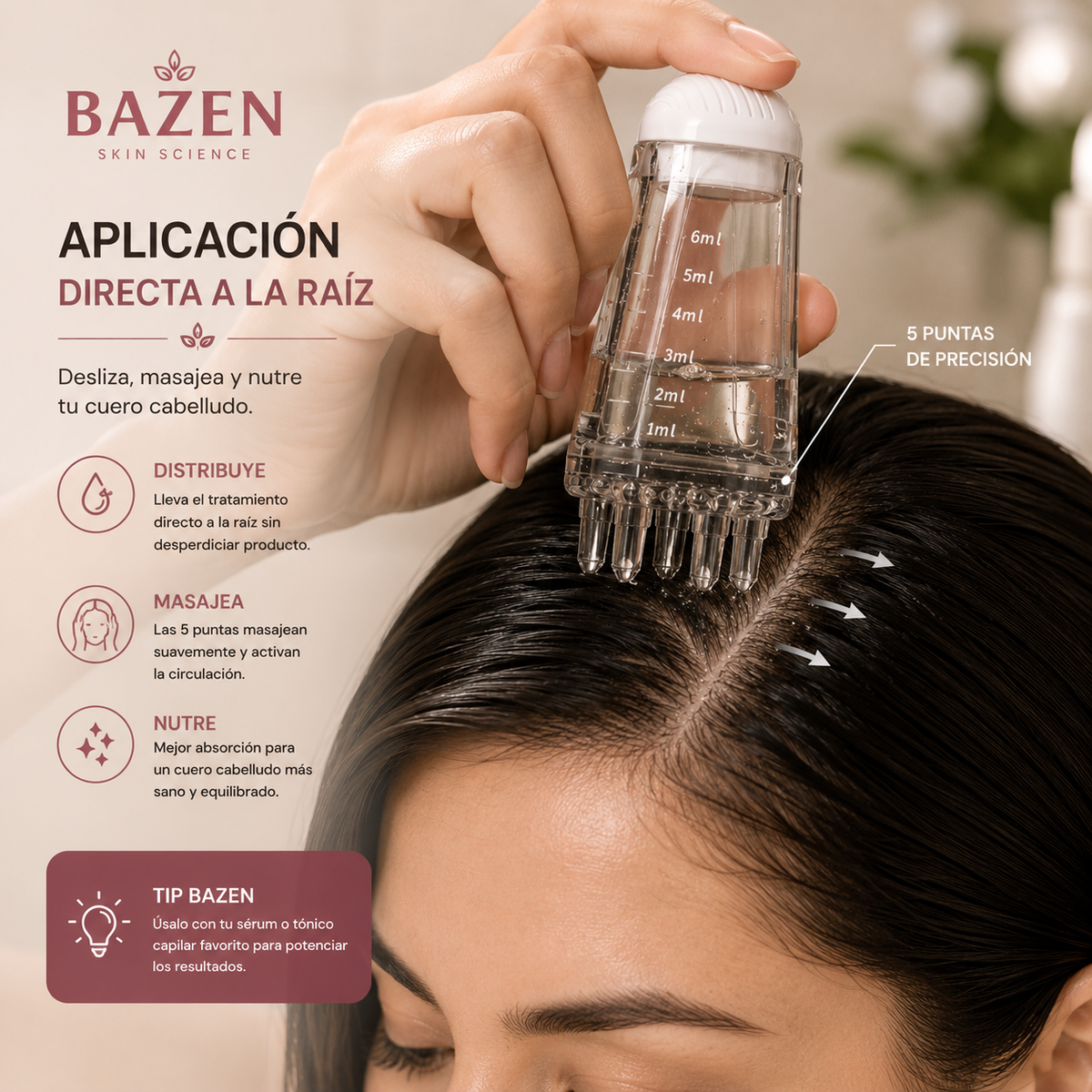 Scalp Serum Applicator – BAZEN™