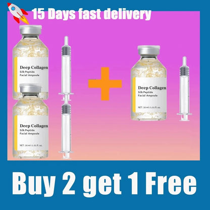 Silk Peptide Intensive Lifting Ampoule |Anti-Aging Serum For Face With Collagen & 30 Peptide Complex  Skin Tightening & Firming