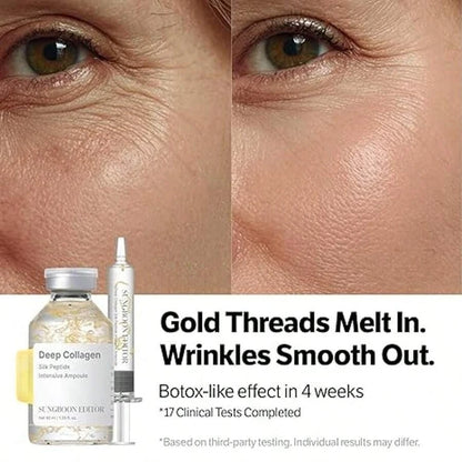 Silk Peptide Intensive Lifting Ampoule |Anti-Aging Serum For Face With Collagen & 30 Peptide Complex  Skin Tightening & Firming